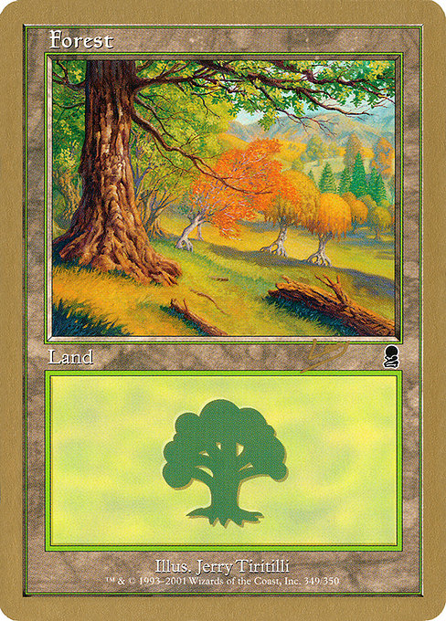 (英)森 / Forest【WC02】 World Championship Decks 2002 Raphael Levy 金枠 No.134