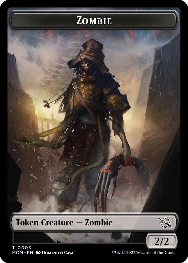 (英)ゾンビトークン / Zombie Token【MOM-TOKEN】 No.005