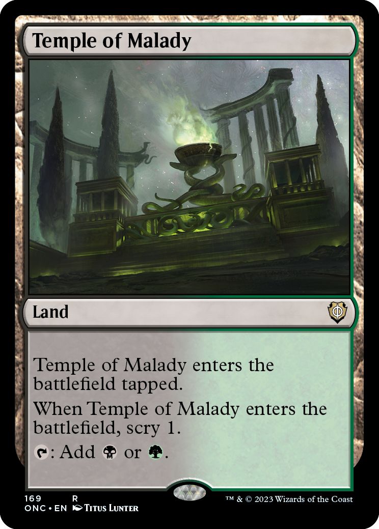 (英)疾病の神殿 / Temple of Malady【ONC】 No.169