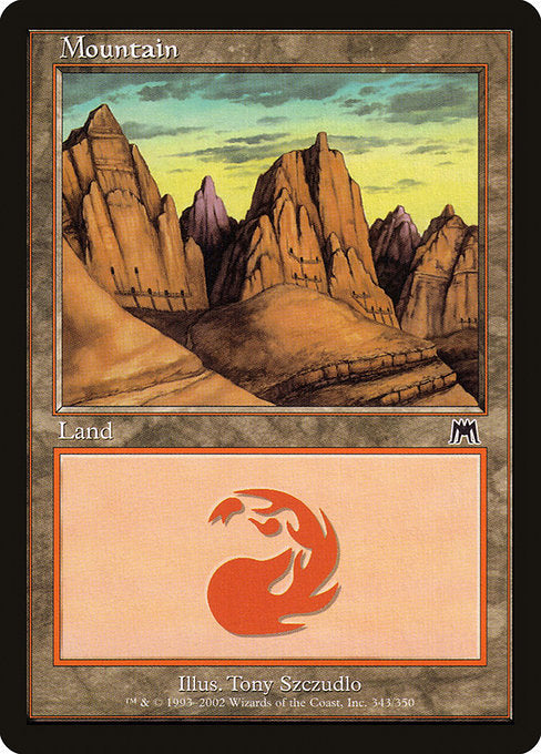 (英)【Foil】山 / Mountain【ONS】 No.343