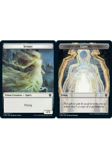 (英)【Foil】スピリットトークン / Spirit TokenNo.003 - コピートークン / Copy Token【CMR-TOKEN】 No.013