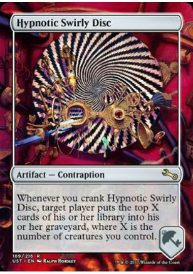 (英)【Foil】Hypnotic Swirly Disc 【UST】 No.189