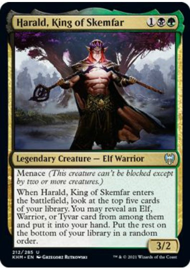 (英)スケムファーの王、ヘラルド / Harald, King of Skemfar【KHM】 No.212