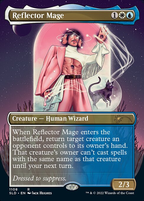 (英)【Foil】反射魔道士 / Reflector Mage【SLD】If Looks Could Kill No.1108