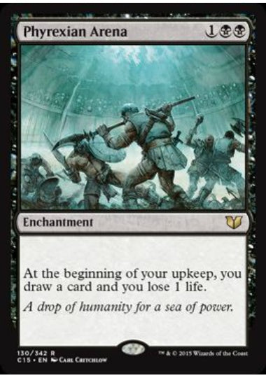 (英)ファイレクシアの闘技場 / Phyrexian Arena【C15】 No.130