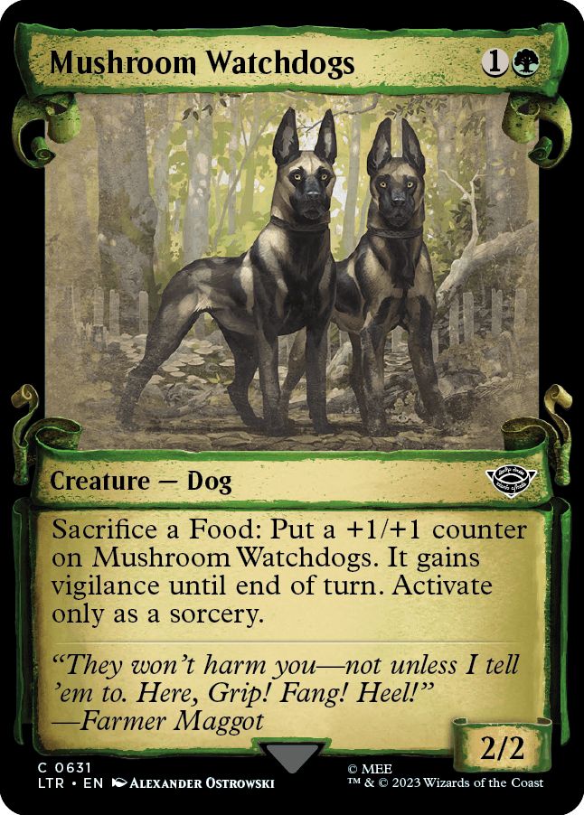 (英)茸の番犬 / Mushroom Watchdogs ★ショーケース枠★(中つ国の巻物) 【LTR】 No.631