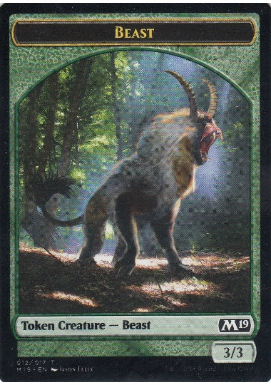 (英)ビーストトークン / Beast Token【M19-TOKEN】 No.012