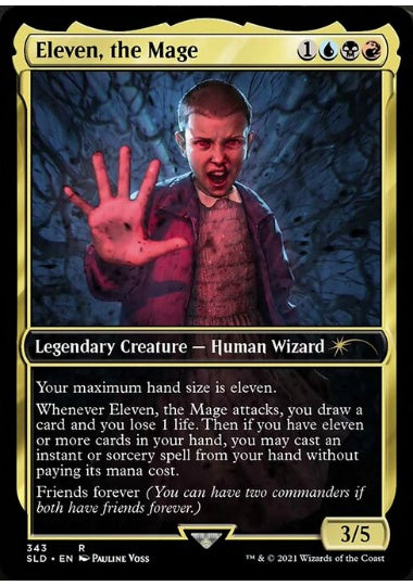 (英)【Foil】Eleven, the Mage【SLD】Secret Lair x Stranger Things No.343