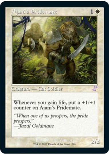 (英)【Foil】アジャニの群れ仲間 / Ajani's Pridemate ★旧枠★ 【TSR】 No.290