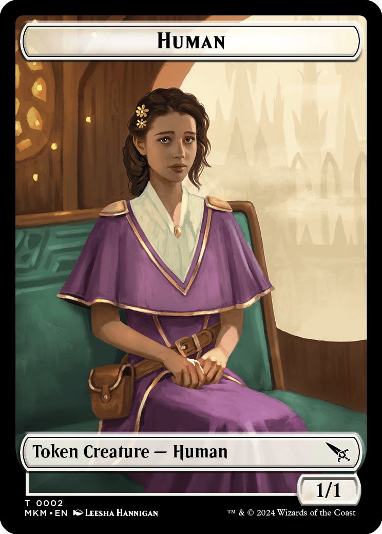 (英)人間トークン / Human Token【MKM-TOKEN】 No.002