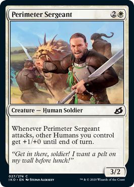 (英)防衛線の兵長 / Perimeter Sergeant【IKO】 No.027