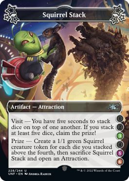 (英)【Foil】Squirrel Stack【UNF】(●●３●５６) No.228E