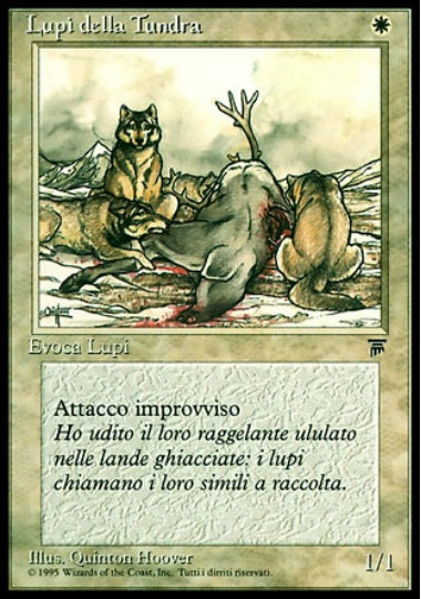 (イタリア語)Lupi della Tundra / Tundra Wolves【LEG】 No.040