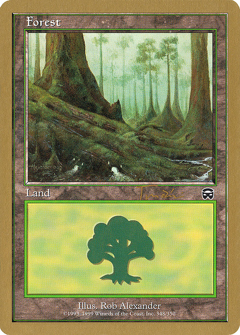 (英)森 / Forest【WC01】 World Championship Decks 2001 Jan Tomcani 金枠 No.127