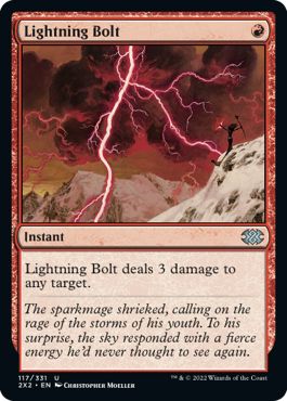 (英)【Foil】稲妻 / Lightning Bolt【2X2】 No.117