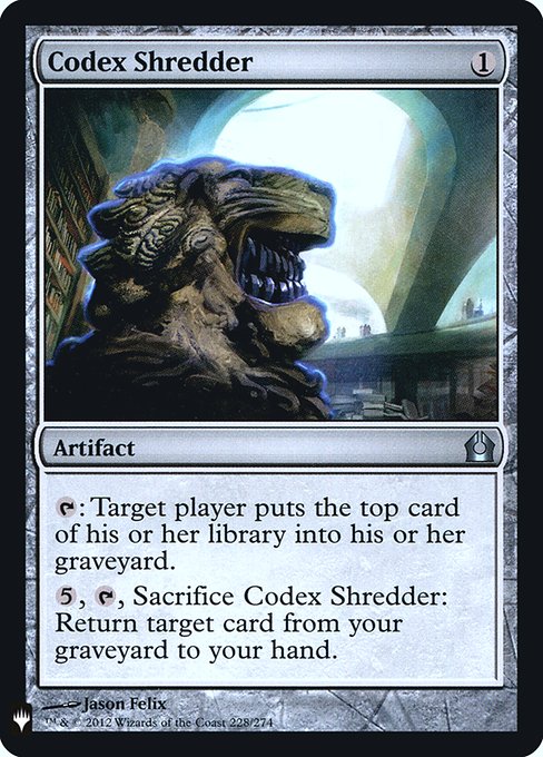 (英)【Foil】写本裁断機 / Codex Shredder【MB1】 No.100