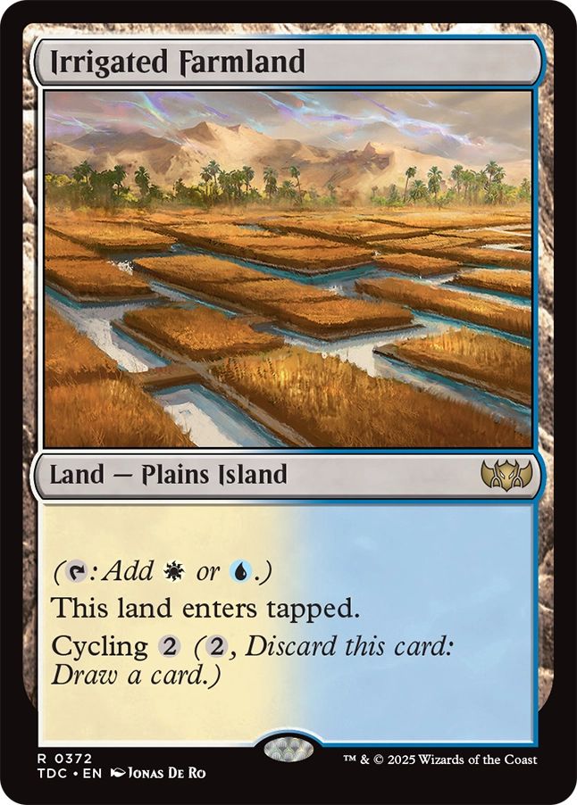 (英)灌漑農地 / Irrigated Farmland【TDC】 No.372