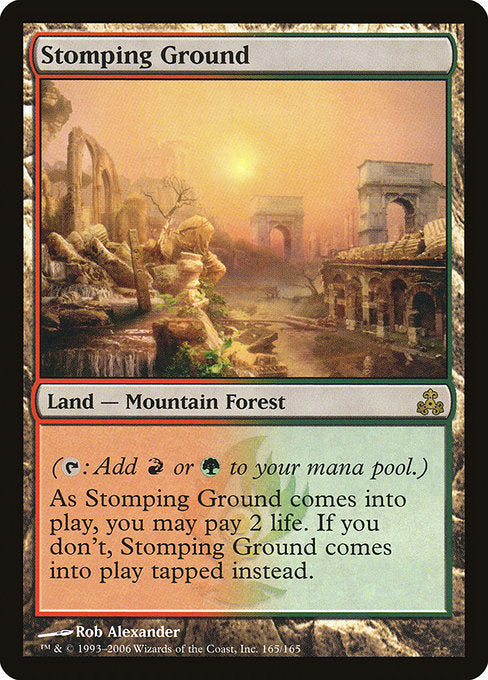 (英)【Foil】踏み鳴らされる地 / Stomping Ground【GPT】 No.165