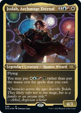 (英)【エッチングFoil】永遠の大魔道師、ジョダー / Jodah, Archmage Eternal【2X2】 No.509