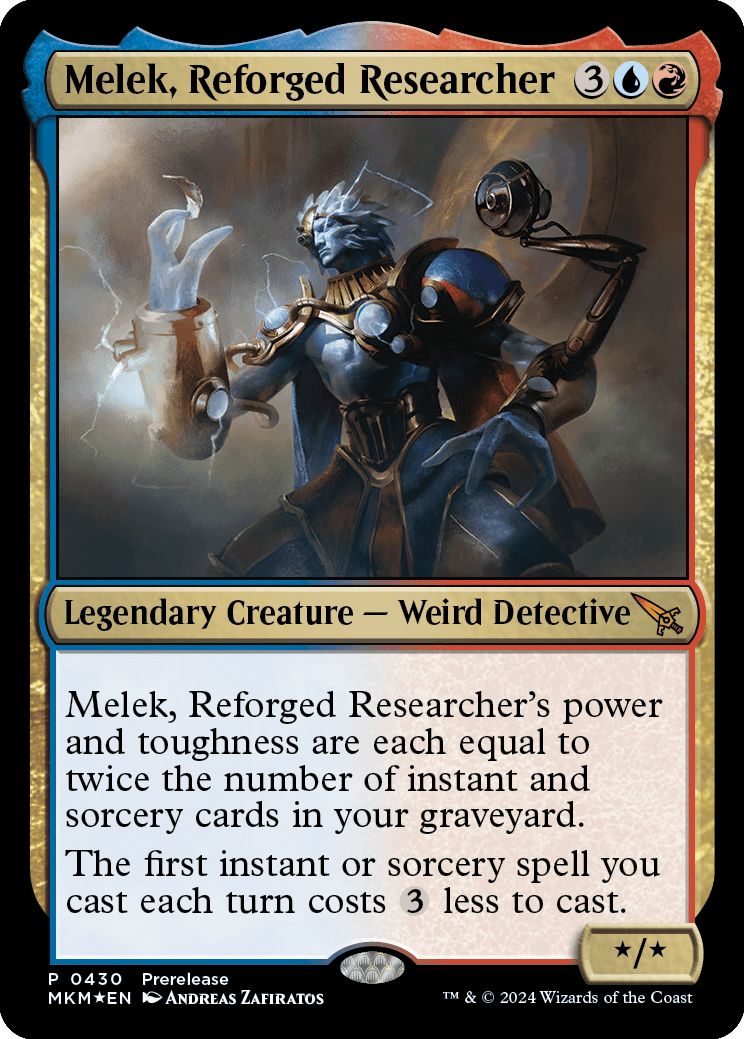 (英)【Foil】再鍛された研究者、メーレク / Melek, Reforged Researcher【MKM】 No.430