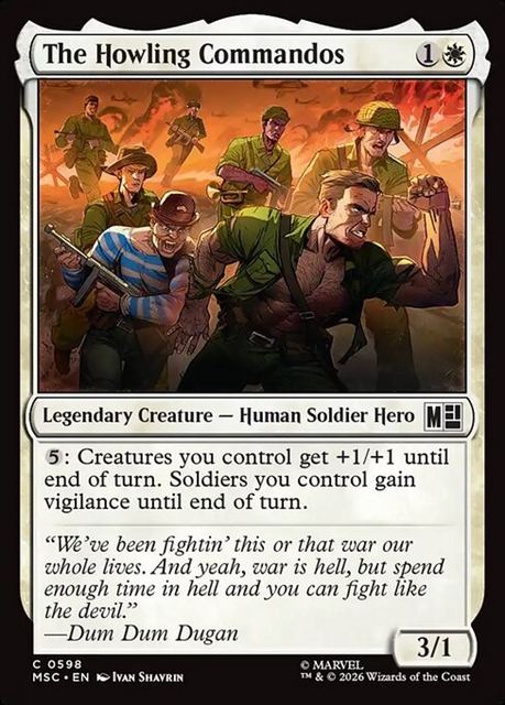 (英)ハウリング・コマンドーズ / The Howling Commandos【MSC】 No.598