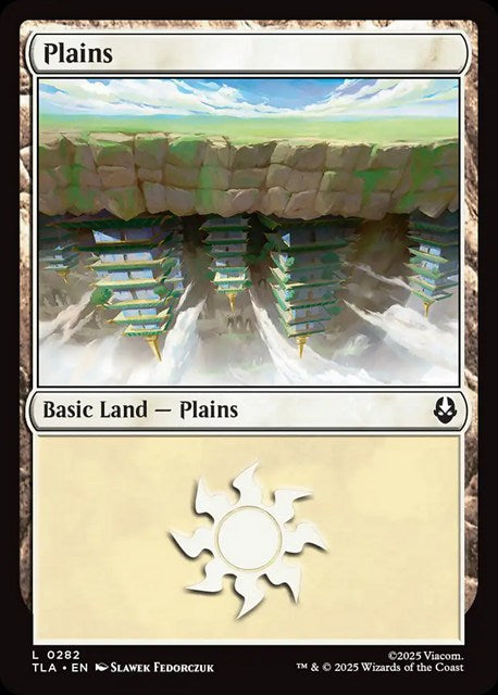 (英)【Foil】平地 / Plains【TLA】 No.282