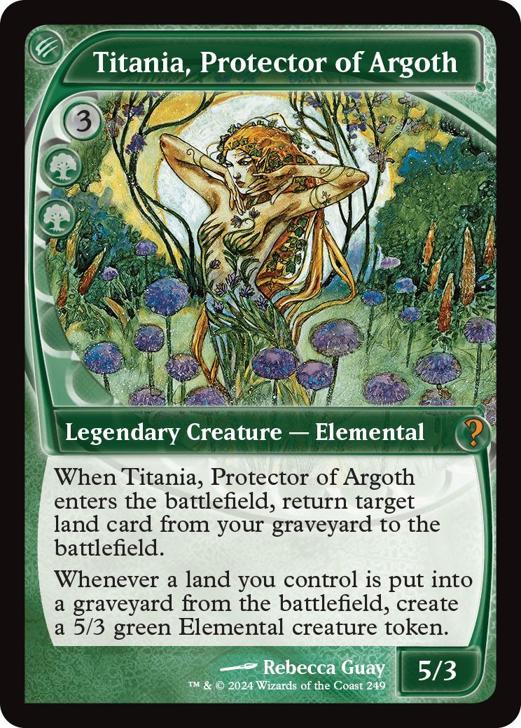 (英)【Foil】アルゴスの庇護者、ティタニア / Titania, Protector of Argoth【MB2】 No.249