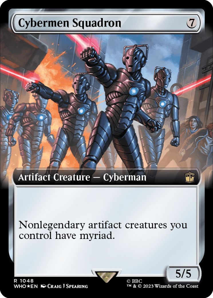 (英)【Surge-Foil】サイバーマン軍団 / Cybermen Squadron ★拡張枠★ 【WHO】 No.1048