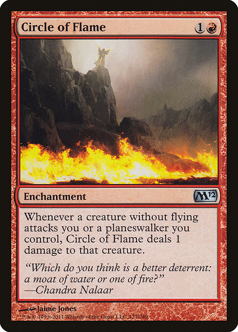 (英)炎の円 / Circle of Flame【M12】 No.127