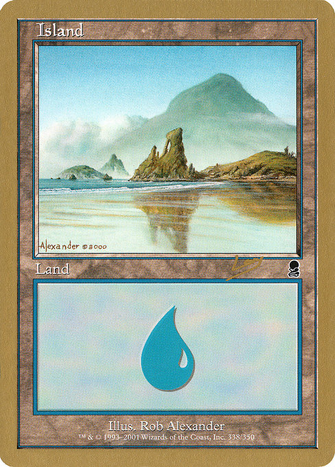 (英)島 / Island【WC02】 World Championship Decks 2002 Raphael Levy 金枠 No.110