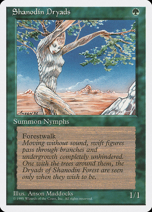 (英)シャノーディンのドライアド / Shanodin Dryads【4ED】 No.271