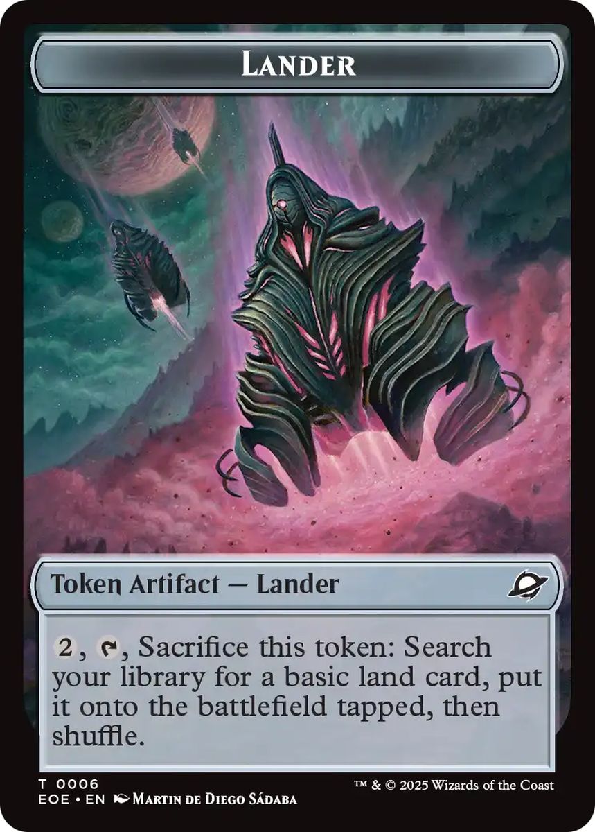 (英)着陸船トークン / Lander Token No.006 - ロボットトークン / Robot Token【EOE-TOKEN】 No.010