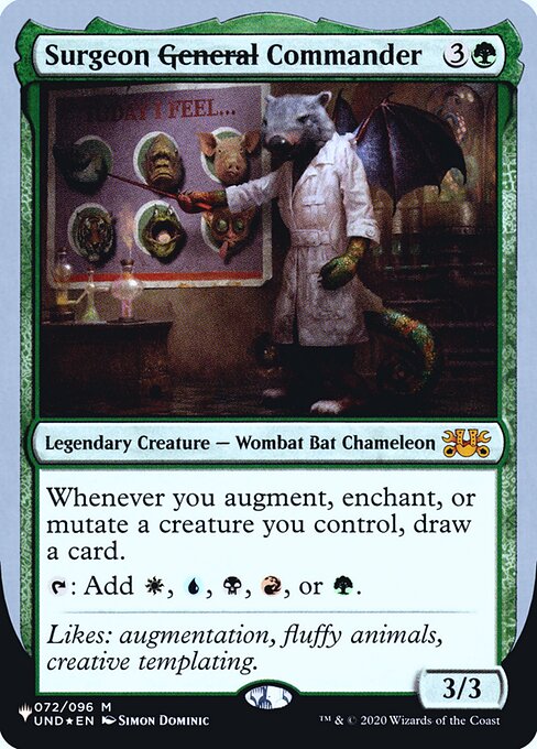 (英)【Foil】Surgeon General Commander【UNF-LST】 No.042