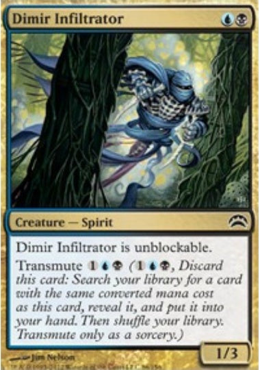 (英)ディミーアの浸透者 / Dimir Infiltrator【PLANE2012】 No.086