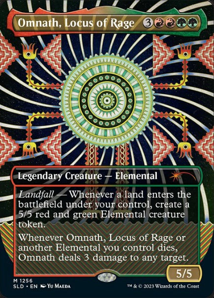 (英)【Foil】怒りの座、オムナス / Omnath, Locus of Rage【SLD】The Stars Gaze Back No.1256