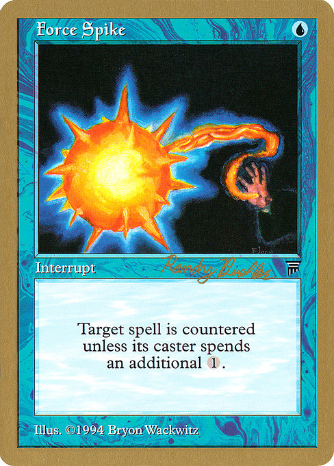 (英)魔力の乱れ / Force Spike【WC98】 World Championship Decks 1998 Randy Buehler 金枠 No.026