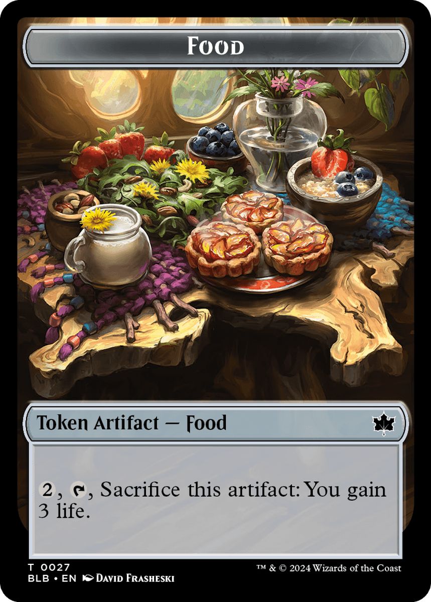 (英)食物トークン / Food Token【BLB-TOKEN】 No.027