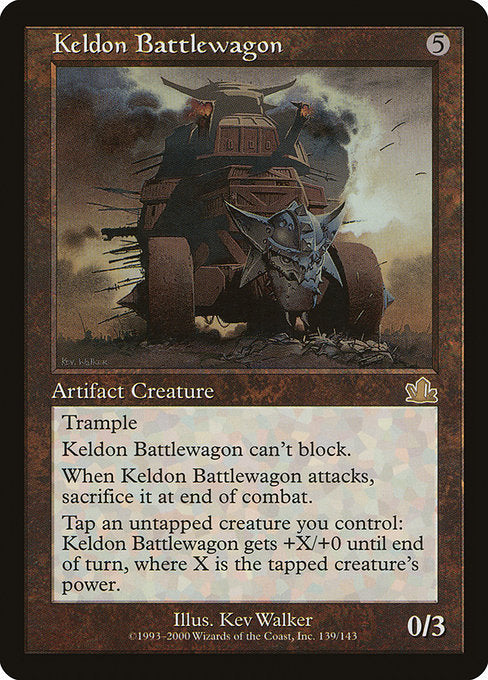 (英)【Foil】ケルドの闘車 / Keldon Battlewagon【PCY】 No.139
