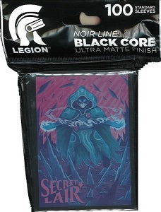 【サプライ】 Legion Supplies 精神を刻む者、ジェイス NOIR LINE BLACK CORE ULTRA MATTE FINISH スリーブ (100枚入り) ※5個以上購入の場合、発送方法は「ゆうパック」を選択してください。