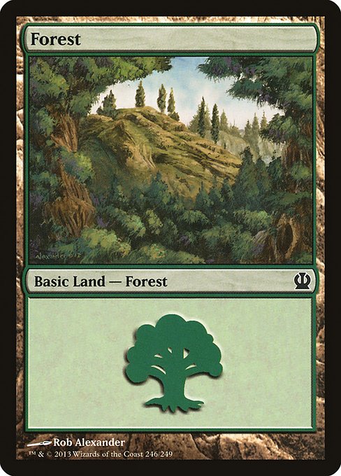 (英)【Foil】森 / Forest【THS】 No.246