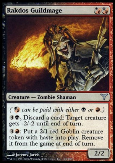 (英)【Foil】ラクドスのギルド魔道士 / Rakdos Guildmage【DIS】 No.145