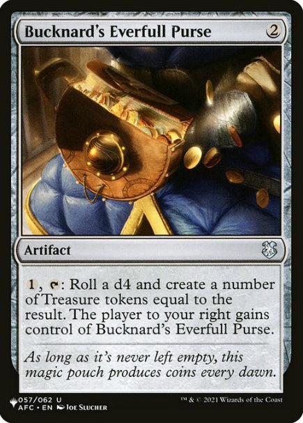 (英)バックナードの裕福な財布 / Bucknard's Everfull Purse【LST】 No.809