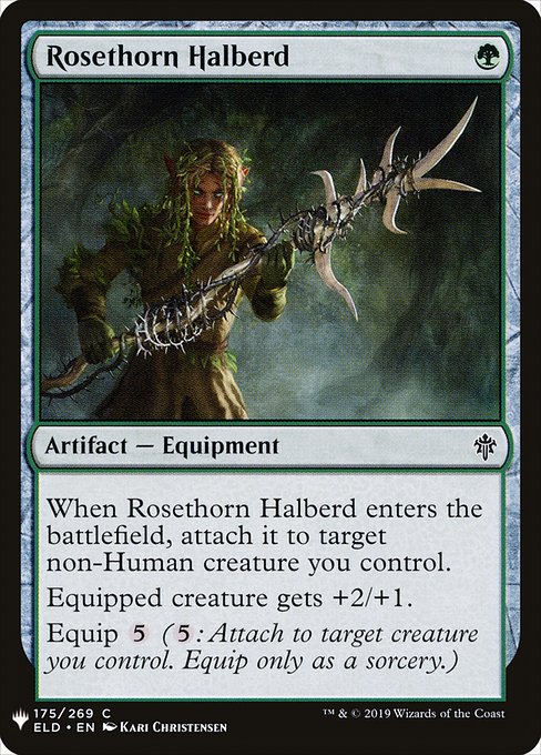 (英)薔薇棘の矛槍 / Rosethorn Halberd【MB1】 No.1319