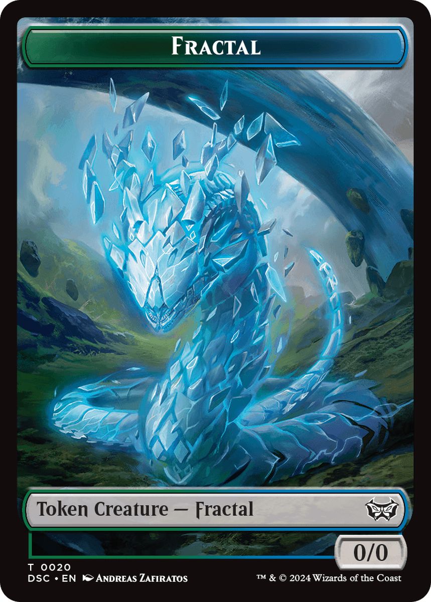 (英)フラクタルトークン / Fractal Token No.020 - カカシトークン / Scarecrow Token【DSC-TOKEN】 No.023
