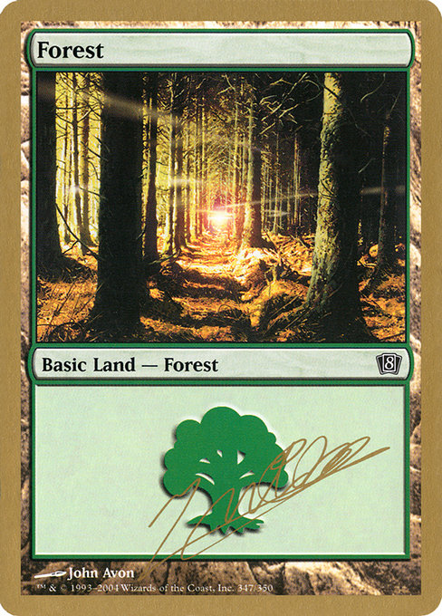 (英)森 / Forest【WC04】 World Championship Decks 2004 Julien Nuijten 金枠 No.091