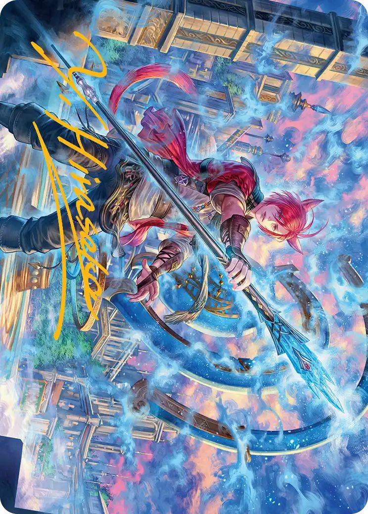 (日)時空を渡りし者、グ・ラハ・ティア / G'raha Tia, Scion Reborn【FIN】 アート・カード 【箔押し】 No.019 ※トーナメントで使用することはできません。