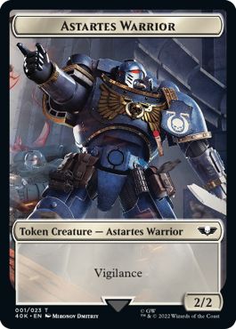 (英)アスタルテス・戦士トークン / Astartes Warrior Token No.001 - ロボットトークン / Robot Token【40K-TOKEN】 No.023