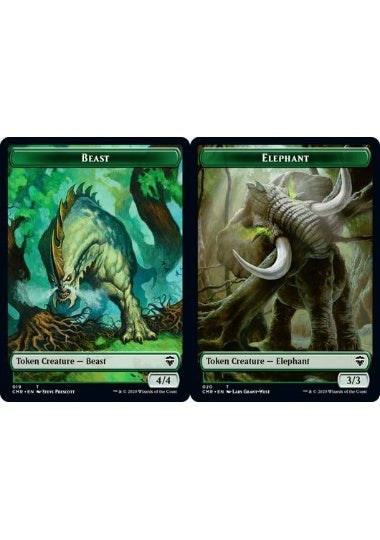 (英)ビーストトークン / Beast Token No.019 - 象トークン / Elephant Token【CMR-TOKEN】 No.020