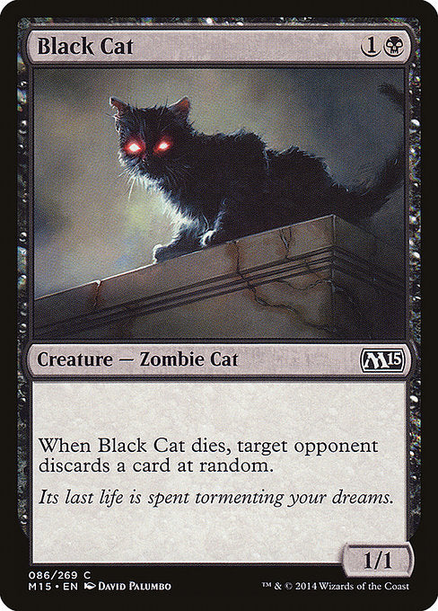 (英)黒猫 / Black Cat【M15】 No.086