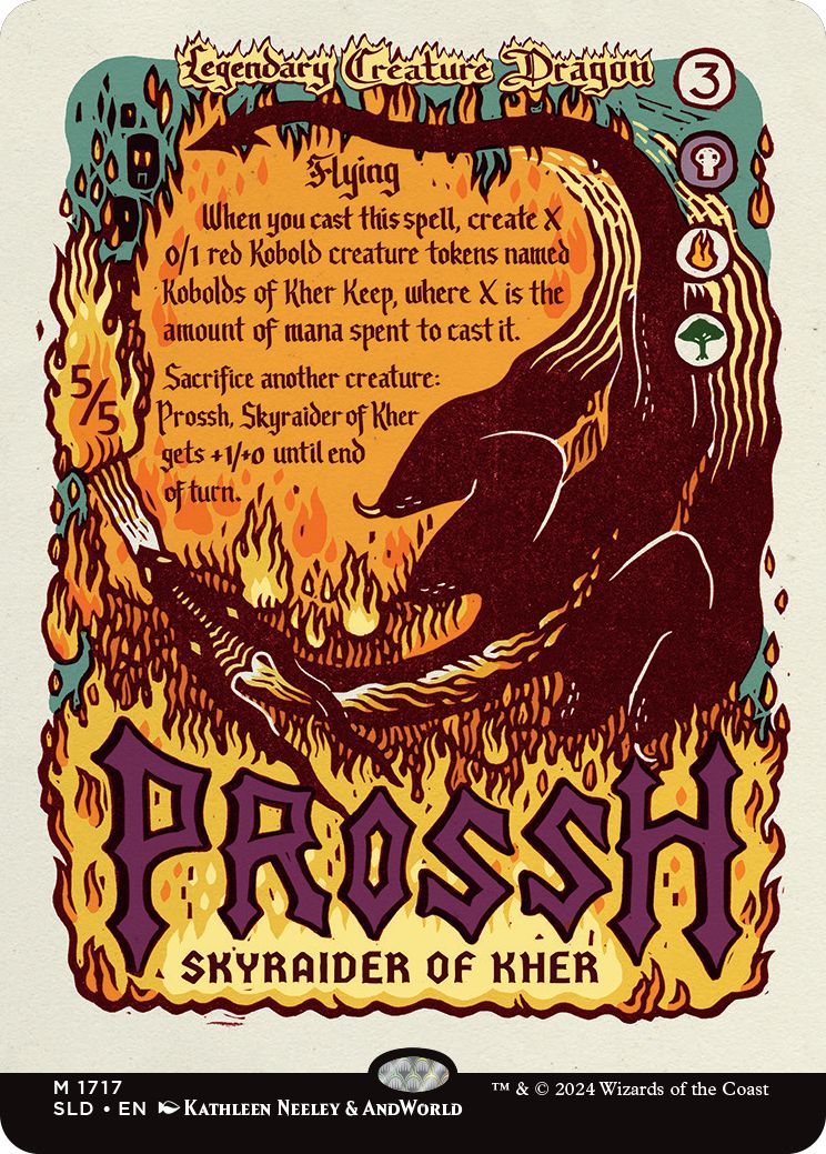(英)カーの空奪い、プローシュ / Prossh, Skyraider of Kher【SLD】 Prints of Darkness No.1717